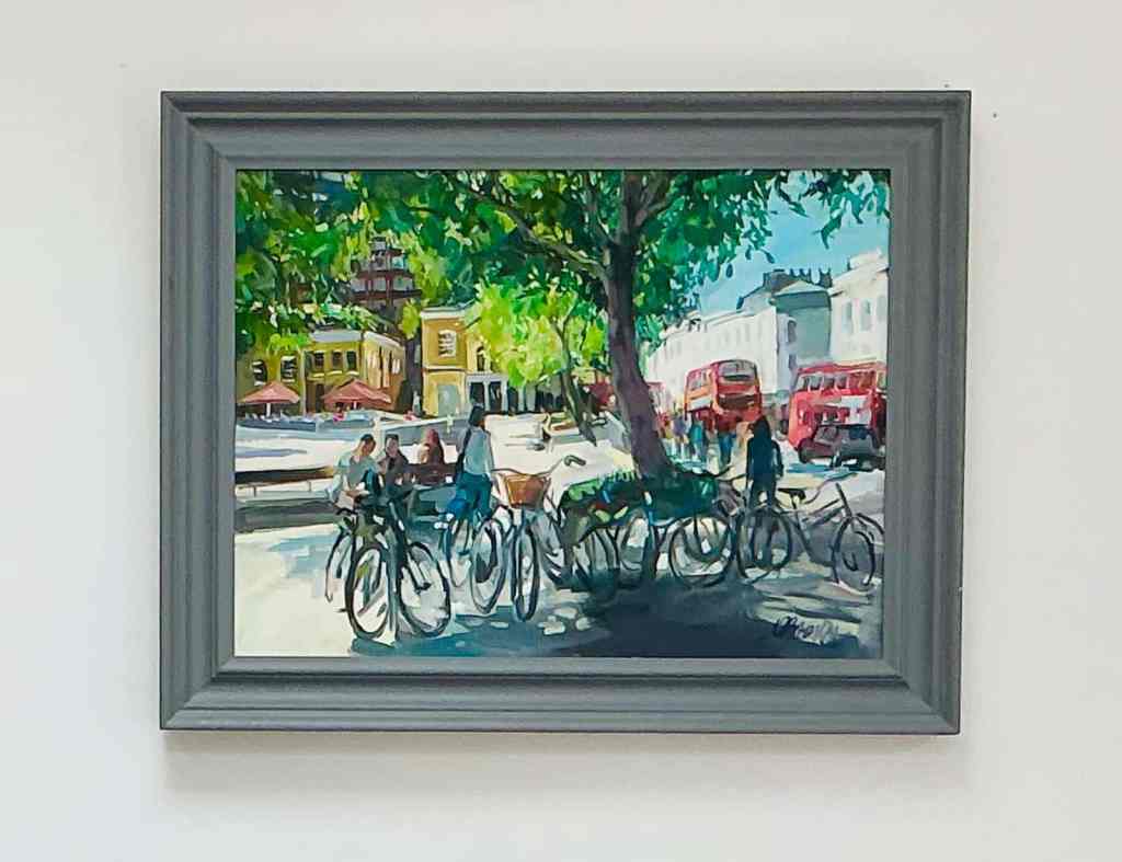 Olga Brown, King's Road, 40x50cm, oil on canvas,
