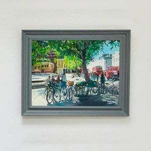 Olga Brown, King's Road, 40x50cm, oil on canvas,