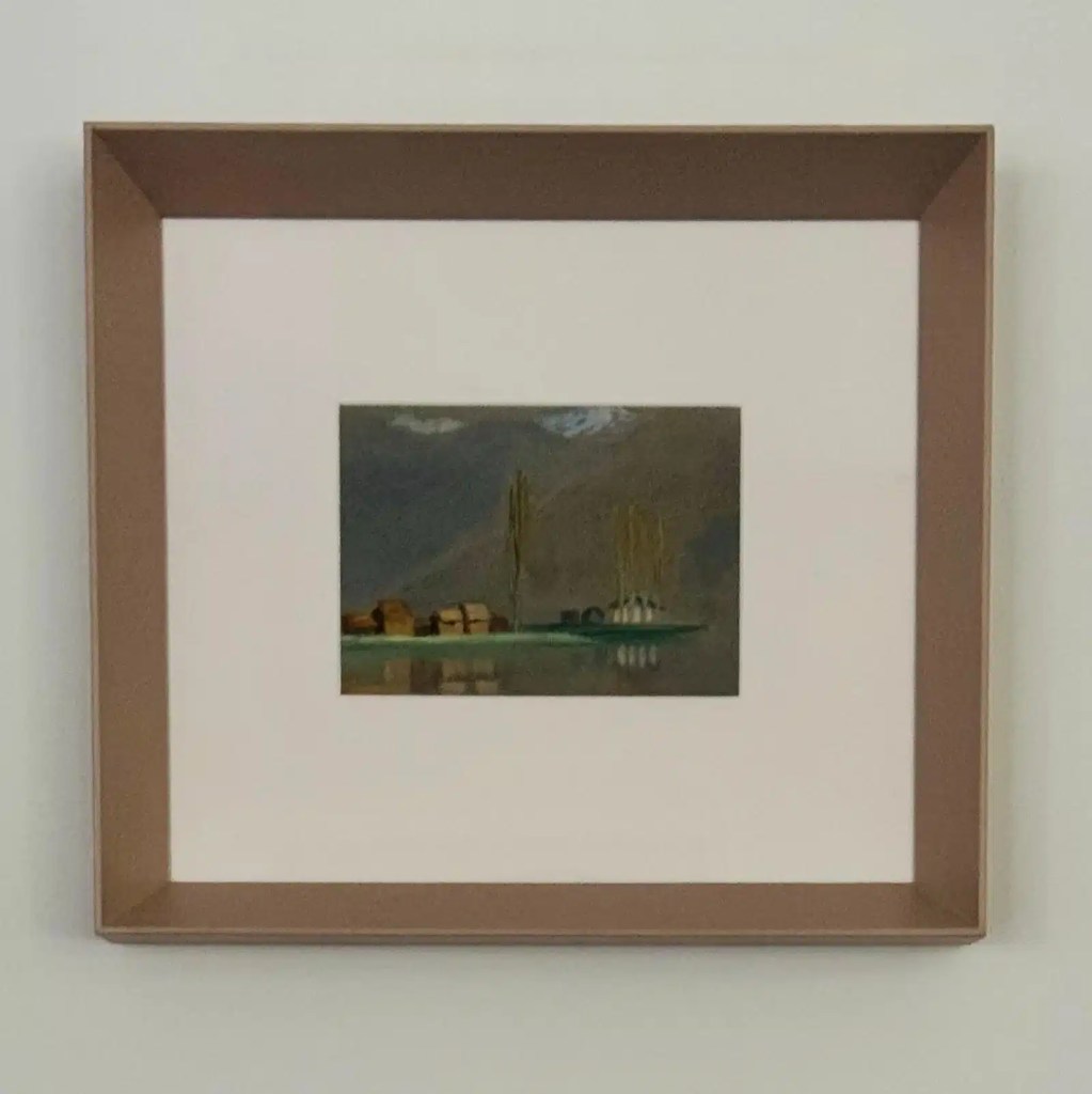 Original water colour, little village