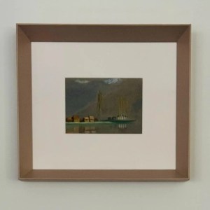 Original water colour, little village