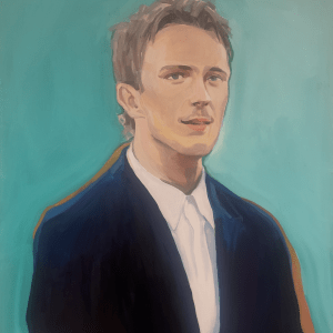 Drew Starkey - Poised in Reflection